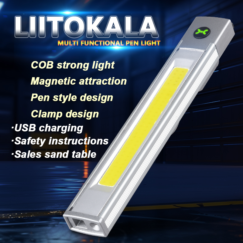 Laser Level Rechargeable Usb - Lampe torche LED LiitoKala à clipser