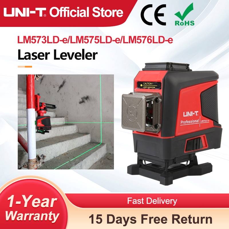 Green Beam Laser Level 12 Line - Niveau laser UNI-T LM573LD-E 12/16 lignes,