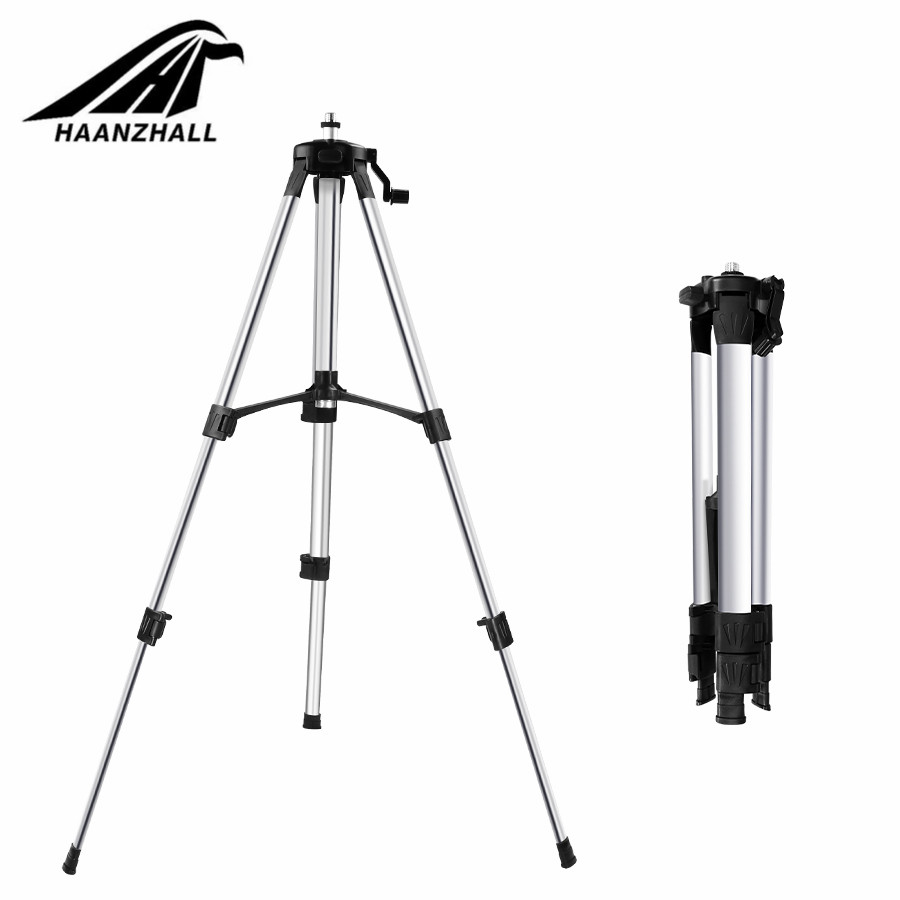 Laser Level Tripod Stand 1.5M - Trépied pour niveau laser HAANZHALL, hauteur