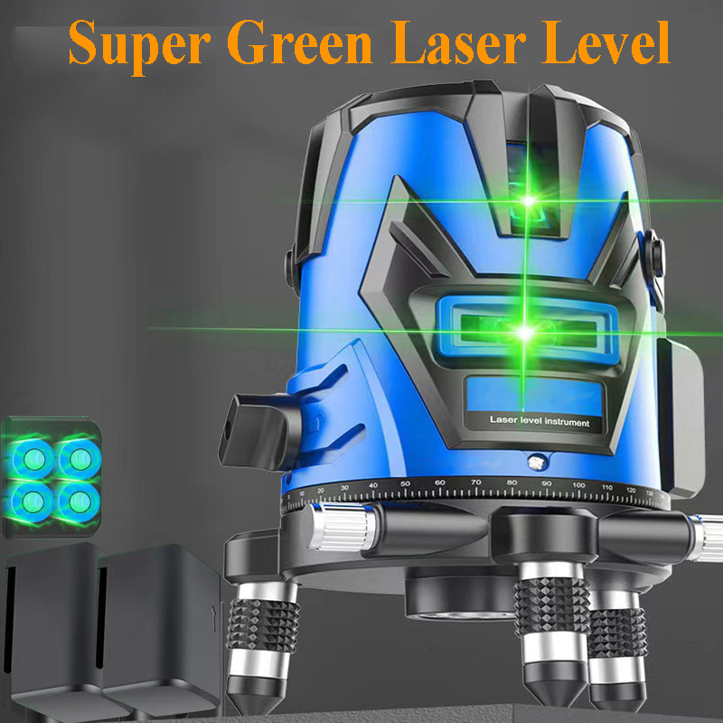 Laser Level Outdoor Bright Green - Niveau laser extérieur 2/3/5 lignes haute