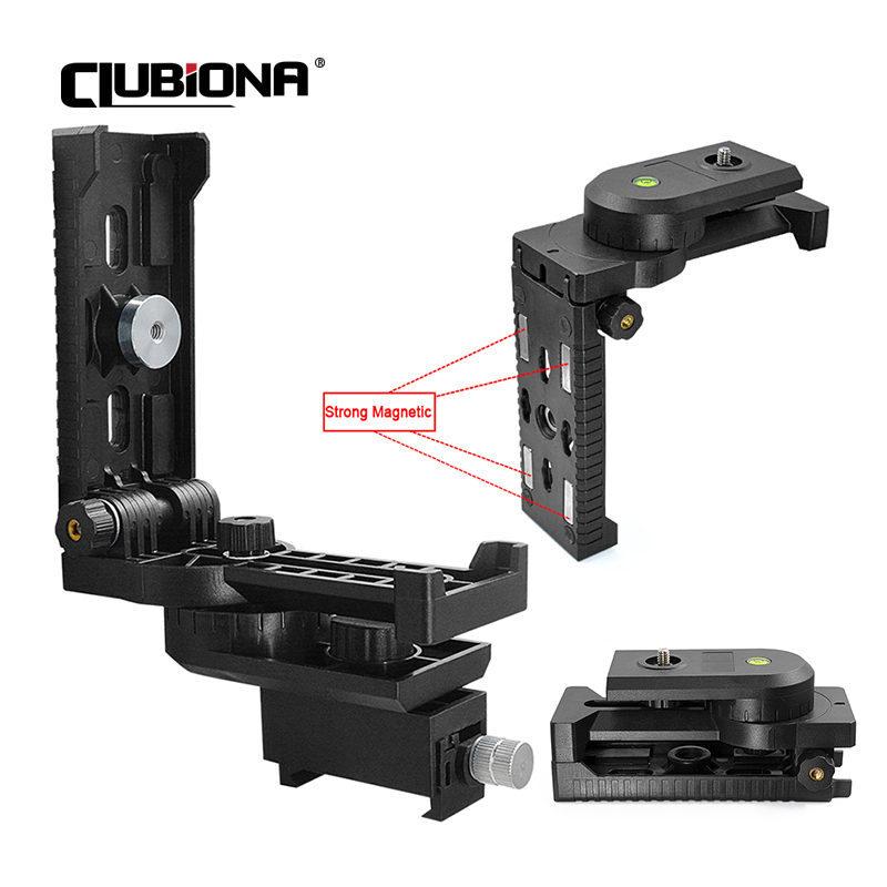Line Laser Level Magnetic Bracket - Support magnétique rotatif à 360° pour