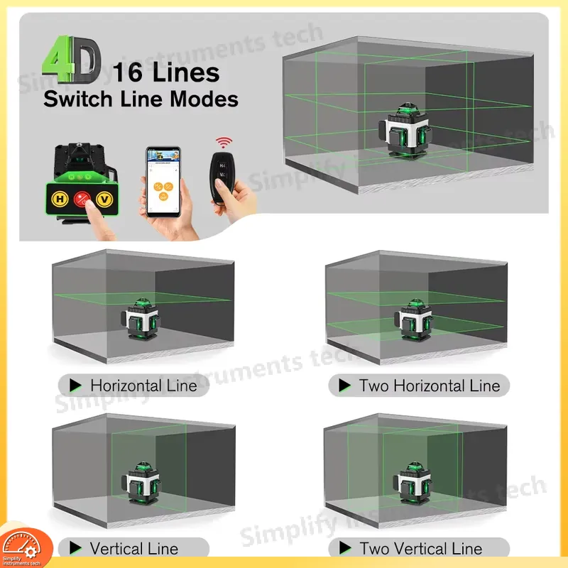 Niveau laser 16 lignes avec té - Cross Line Laser 360 Degree avis et prix