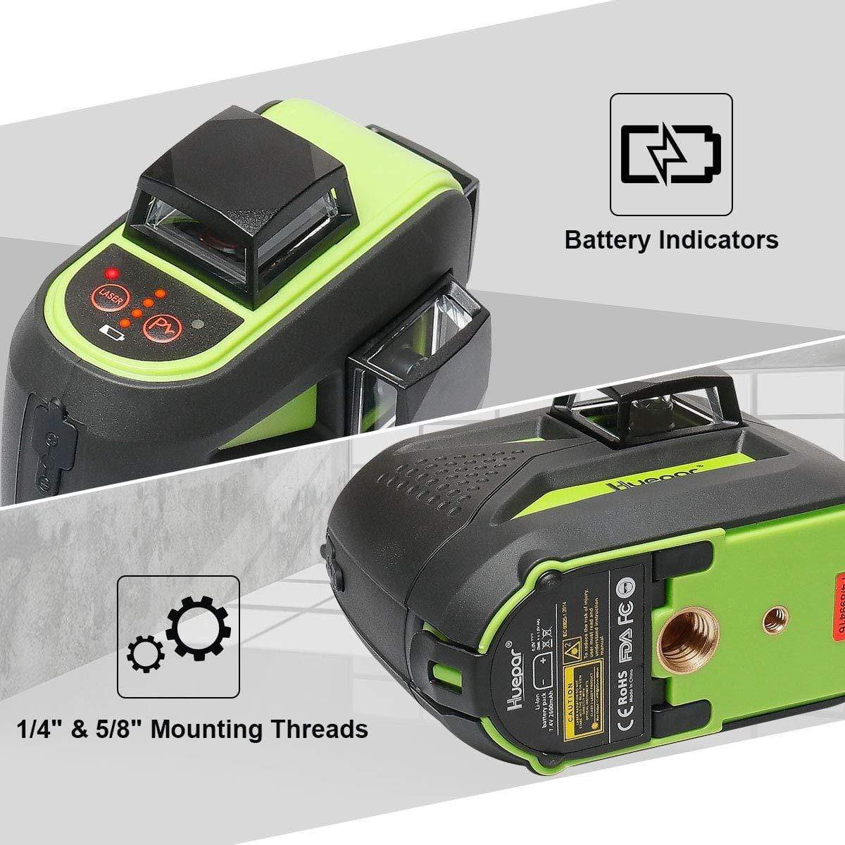 Niveau laser croisé 3D 603CR à - Laser Level 3D Cross Line Self Leveling avis et prix