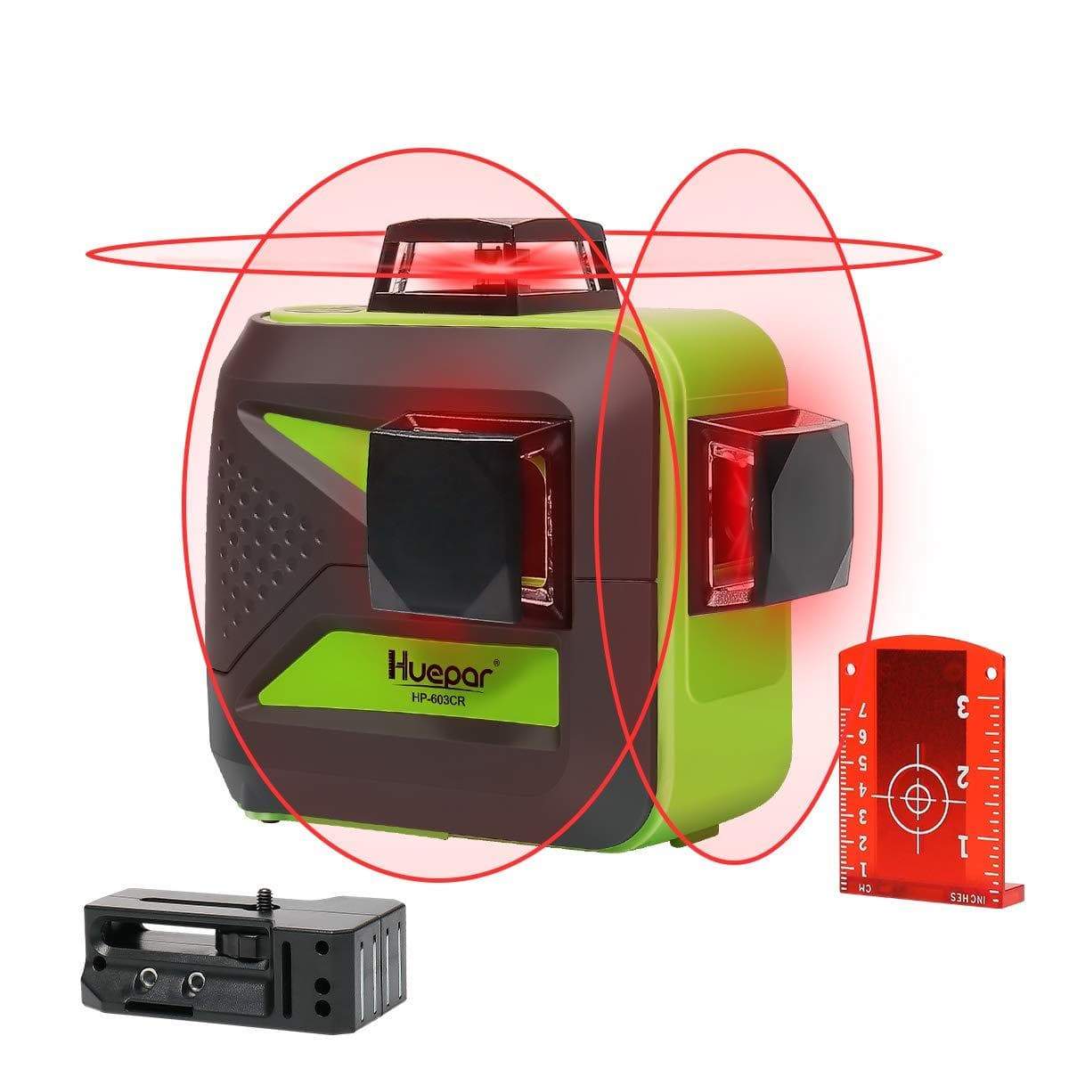 Niveau laser croisé 3D 603CR à - Laser Level 3D Cross Line Self Leveling avis et prix