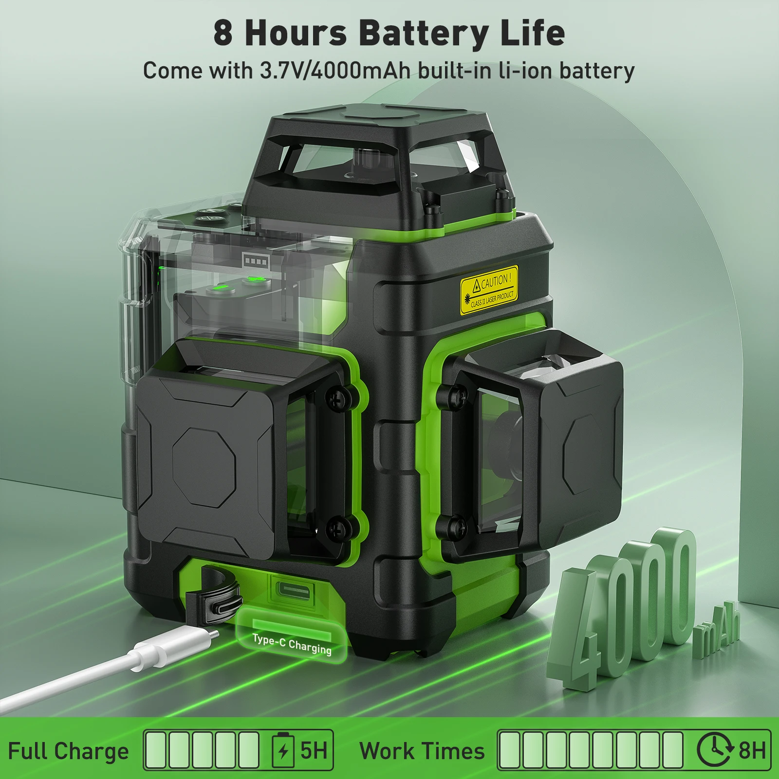 Huepar AVEN03CG-Niveau laser à - Green Beam Laser Level 12 Line avis et prix