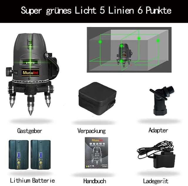 Niveau laser vert extérieur 5  - Laser Level Outdoor Bright Green avis et prix