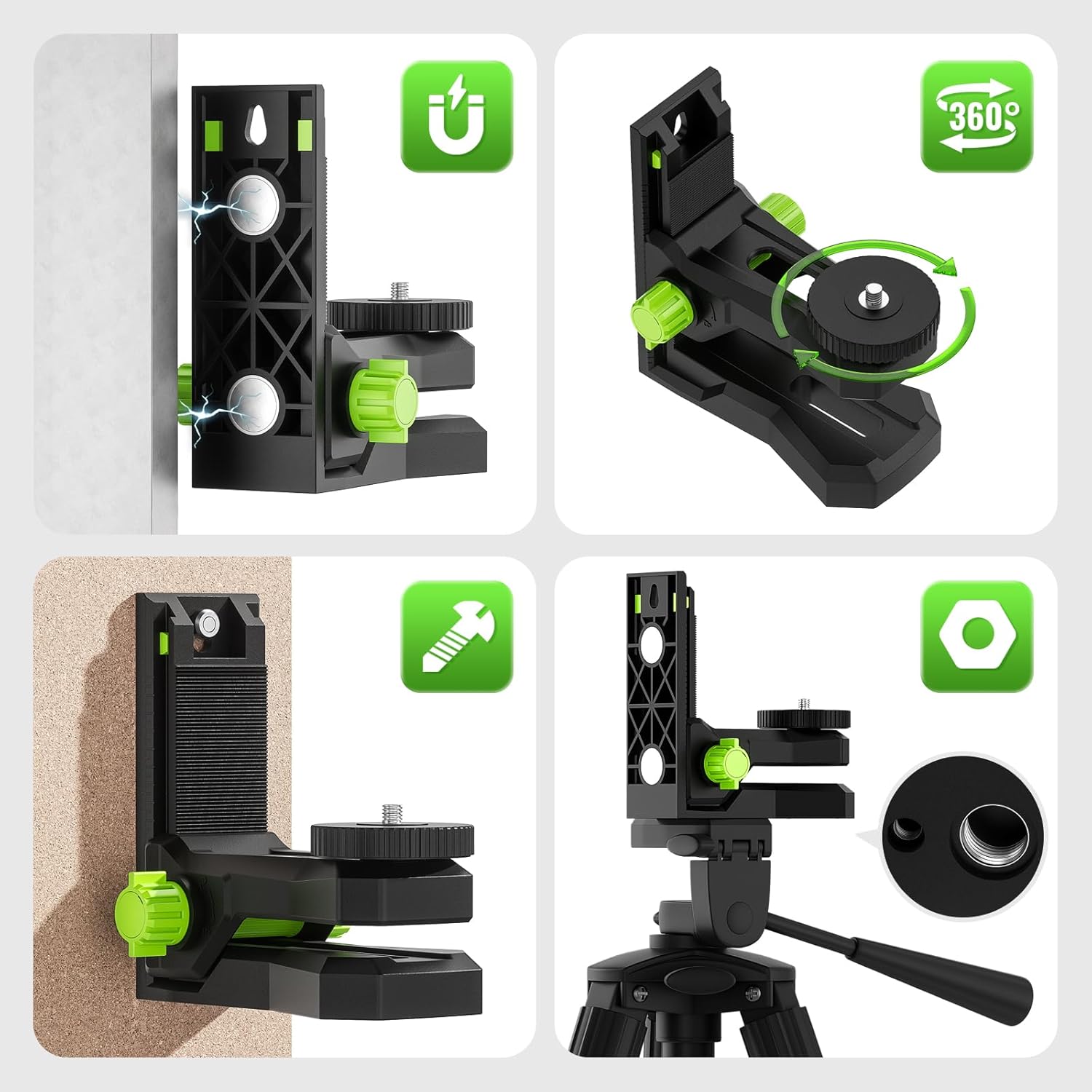 Support de réglage fin Huepar  - Line Laser Level Magnetic Bracket avis et prix