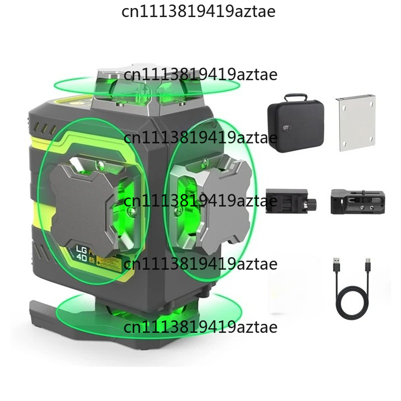 Niveau laser 16 lignes 360° au - Laser Level 4D 16 Line Green avis et prix