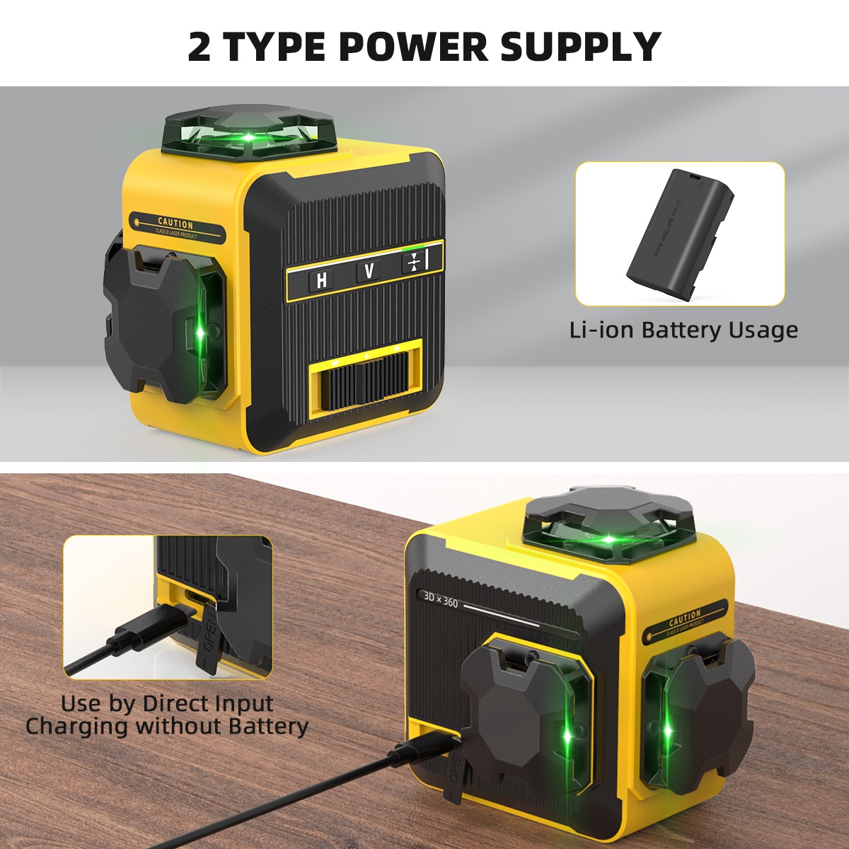 Niveau laser numérique miniatu - Laser Level 3D Cross Line Self Leveling avis et prix