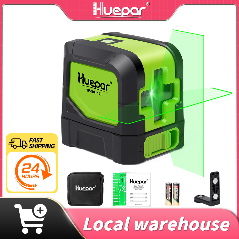 Huepar niveau Laser 2 lignes 9 - Laser Level 3D Cross Line Self Leveling avis et prix