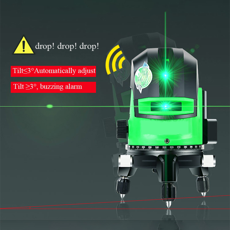 Haute précision 4d Strong Ligh - Laser Level 3D Cross Line Self Leveling avis et prix