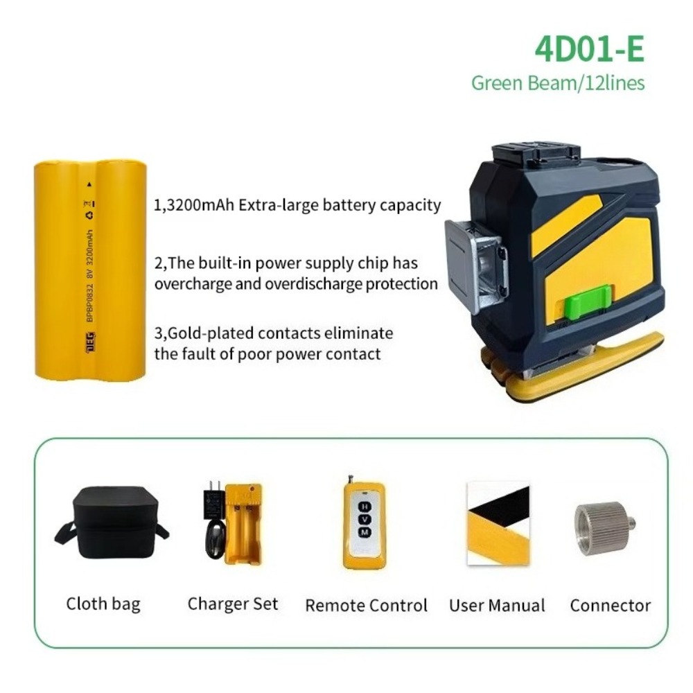 Niveau laser vert haute précis - Laser Level Outdoor Bright Green avis et prix