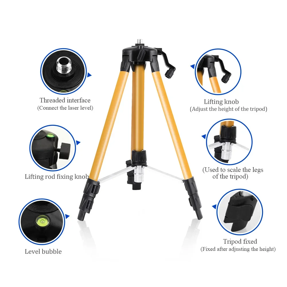 Trépied pour niveau laser 1,2/ - Laser Level Tripod Stand 1.5M avis et prix
