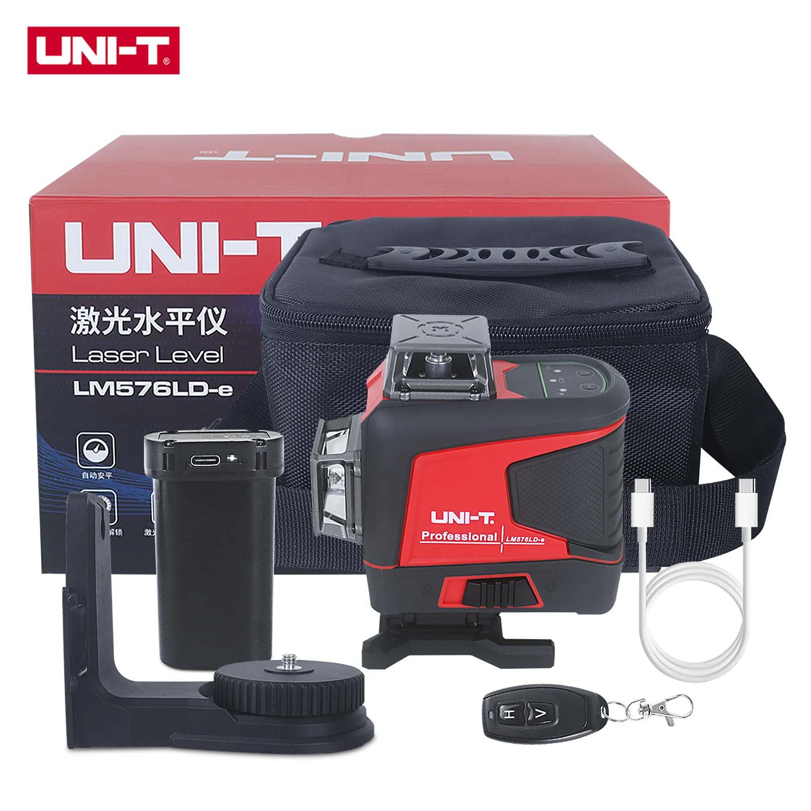 Niveau laser 3D UNI-T LM575LD- - Laser Level 3D Cross Line Self Leveling avis et prix