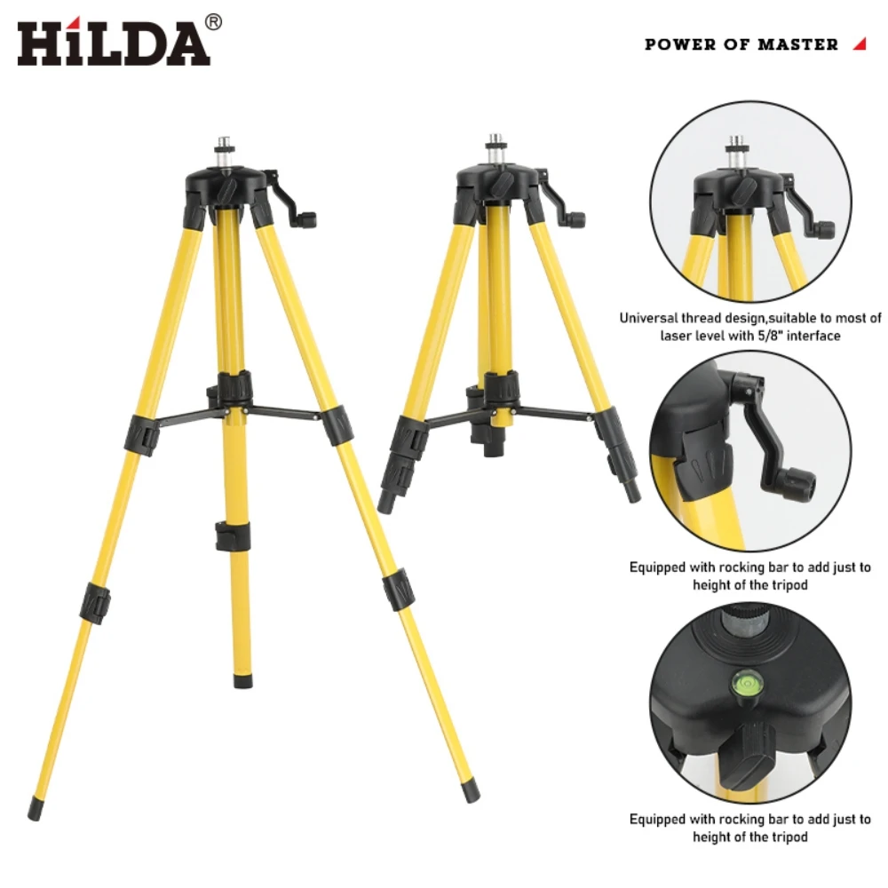 Trépied pour niveau laser HILD - Laser Level Tripod Stand 1.5M avis et prix