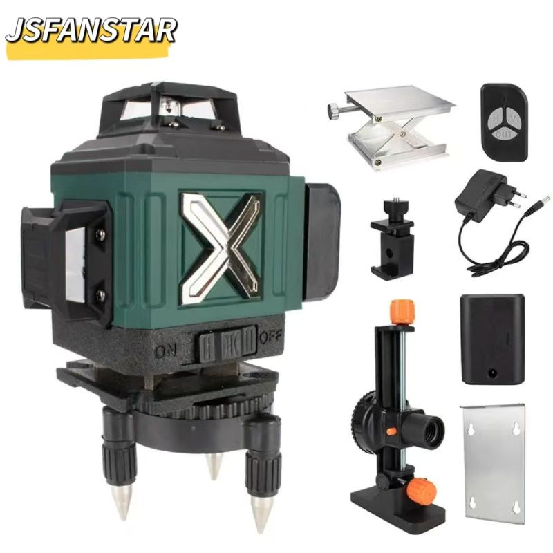 Niveau laser 4D vert 16 lignes - Laser Level 4D 16 Line Green avis et prix