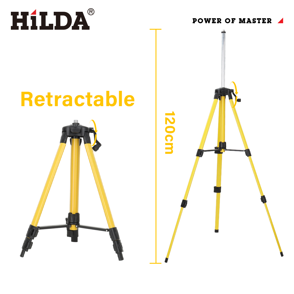 HILDA trépied de niveau Laser  - Laser Level Tripod Stand 1.5M avis et prix