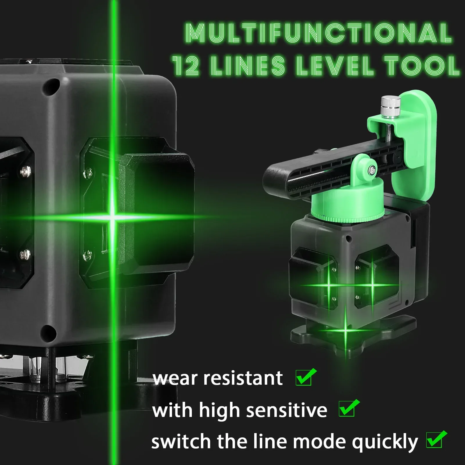 Niveau laser 3 en promotion °  - Laser Level Rechargeable Usb avis et prix