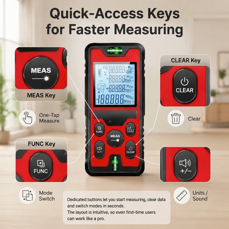 Télémètre laser 120M rechargea - Laser Level Rechargeable Usb avis et prix