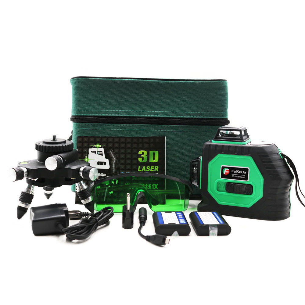 Niveau laser 3D vertical et ho - Laser Level 3D Cross Line Self Leveling avis et prix