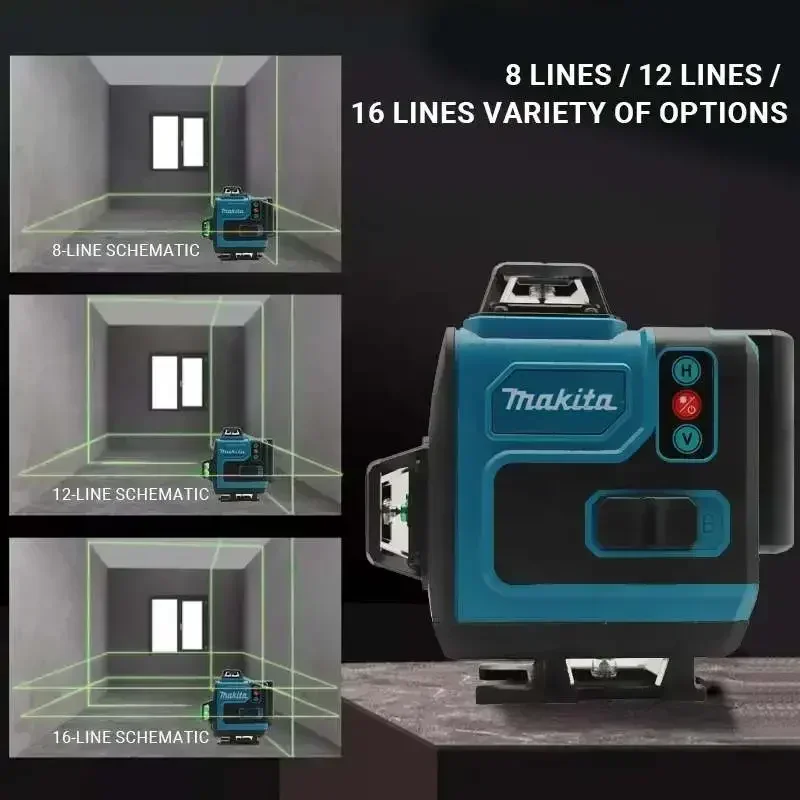 Batterie Makita 4.0Ah Max 40V, - Laser Level 4D 16 Line Green avis et prix