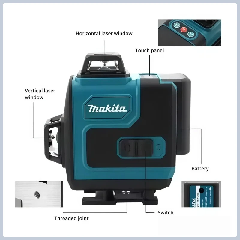 Batterie Makita 4.0Ah Max 40V, - Laser Level 4D 16 Line Green avis et prix