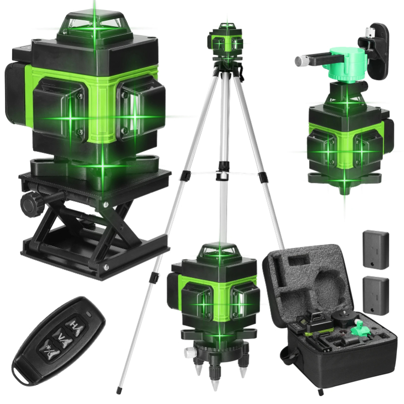 Trépied/Niveau laser 16 lignes - Laser Level 4D 16 Line Green avis et prix