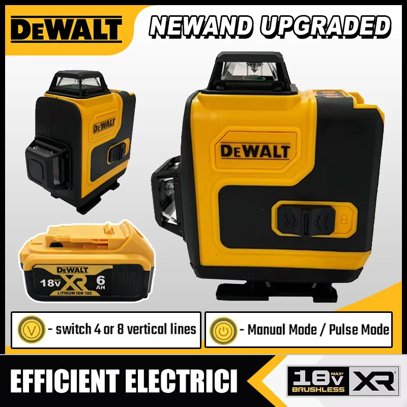 Niveau laser Dewalt 360° vert  - Laser Level 4D 16 Line Green avis et prix
