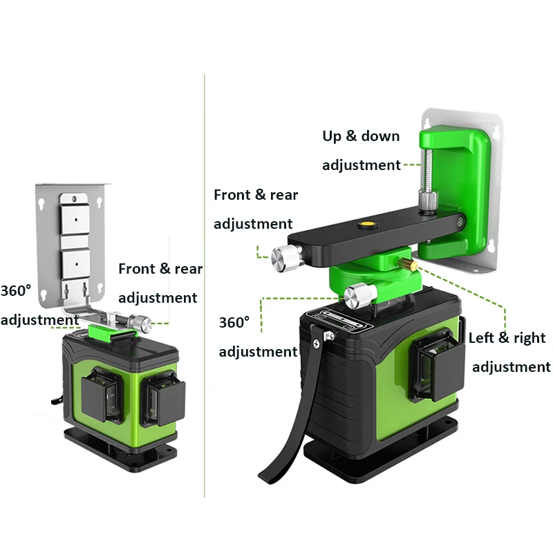 Diode Laser verte 16 lignes 4D - Laser Level 4D 16 Line Green avis et prix