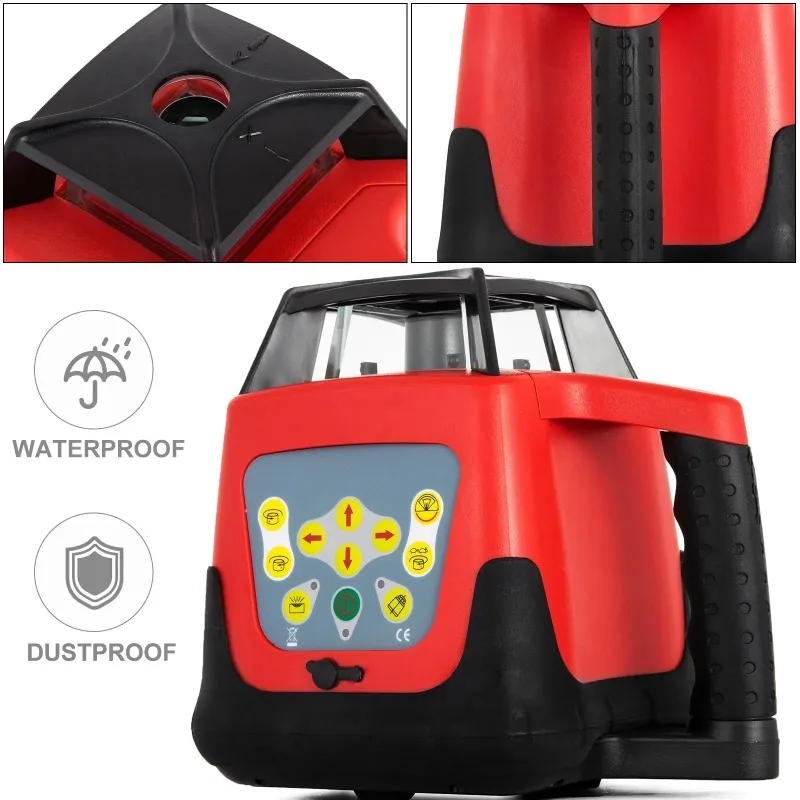 【Premium】 Kit de niveau laser  - Rotary Laser Level 500M Range avis et prix